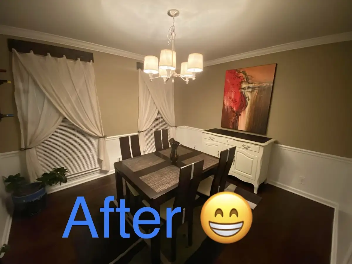 Professional dining room restoration after water damage in Youngsville